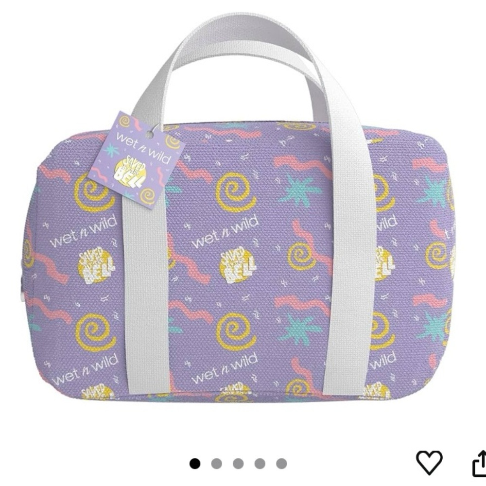 Saved by the Bell Mini Accessory or Makeup or School Supplies Bag Wet n Wild 90s